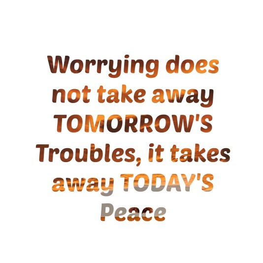 worry and anxiety